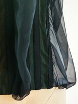 Balenciaga Draped Chiffon Tank Top arcadeshops.com