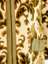 Floral Tapestry Zip Front Jacket Jacket arcadeshops.com