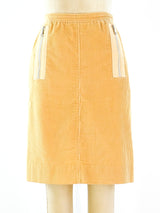 Courreges Corduroy Skirt Skirt arcadeshops.com