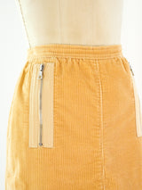 Courreges Corduroy Skirt Skirt arcadeshops.com