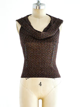 Missoni Lurex Hooded Halter Top arcadeshops.com