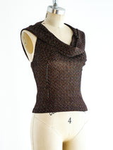 Missoni Lurex Hooded Halter Top arcadeshops.com