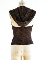 Missoni Lurex Hooded Halter Top arcadeshops.com