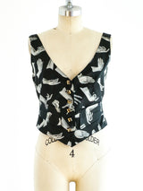 Jean Paul Gaultier Hand Motif Vest Top arcadeshops.com
