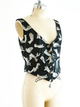Jean Paul Gaultier Hand Motif Vest Top arcadeshops.com