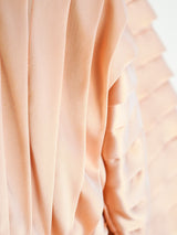 Vicky Tiel Pleated Silk Blouse Top arcadeshops.com