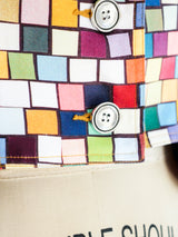 Todd Oldham Rainbow Tile Print Jacket Jacket arcadeshops.com