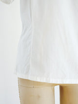 Oleg Cassini Wheat Embroidered Shirt Top arcadeshops.com