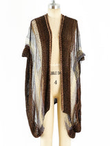 Mali Metallic Knit Vest Jacket arcadeshops.com