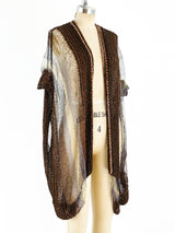 Mali Metallic Knit Vest Jacket arcadeshops.com