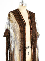 Mali Metallic Knit Vest Jacket arcadeshops.com