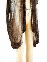Mali Metallic Knit Vest Jacket arcadeshops.com