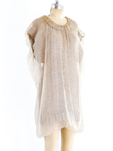 Dolce and Gabbana Net Overlay Bubble Dress Dress arcadeshops.com