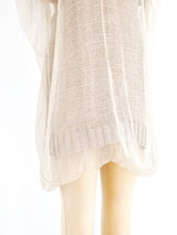 Dolce and Gabbana Net Overlay Bubble Dress Dress arcadeshops.com