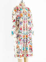 Floral Embroidered Silk Chinese Jacket Jacket arcadeshops.com