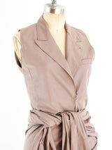 Jean Paul Gaultier Tailored Wrap Dress Dress arcadeshops.com