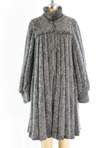 Grey Hand Knit Coat Jacket arcadeshops.com