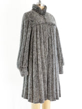 Grey Hand Knit Coat Jacket arcadeshops.com