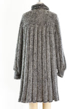 Grey Hand Knit Coat Jacket arcadeshops.com