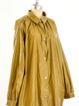 Khaki nylon rain jacket Jacket arcadeshops.com