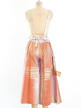 Metallic Brushed Art to Wear Overalls Suit arcadeshops.com