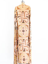 Geoffrey Beene Fringed Mosaic Column Dress Dress arcadeshops.com