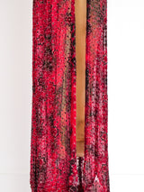 Crimson Starburst Beaded Duster Jacket arcadeshops.com