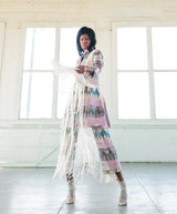 Bill Blass Metallic Pastel Tunic Ensemble Suit arcadeshops.com