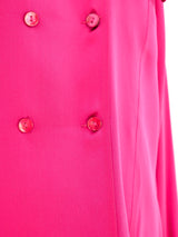Gucci Fuchsia Silk Blouse Top arcadeshops.com