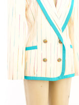 Ungaro Pastel Pinstripe Jacket Jacket arcadeshops.com