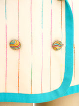 Ungaro Pastel Pinstripe Jacket Jacket arcadeshops.com