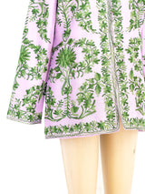 Floral Embroidered Silk Jacket Jacket arcadeshops.com