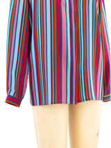 Gucci Striped Blouse Top arcadeshops.com