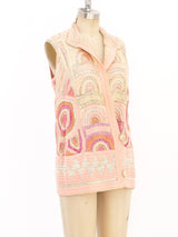 1920's Hand Crochet Tunic Top arcadeshops.com