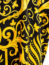 Gianni Versace Baroque Print Silk Shirt Top arcadeshops.com