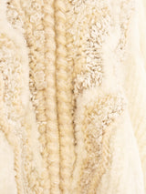 Ivory Hand Knit Chenille Jacket Jacket arcadeshops.com