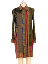 Koos van den Akker Patchwork Shirt Dress Dress arcadeshops.com