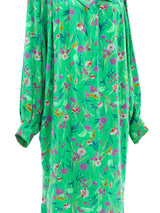 Ungaro Floral Silk Dress Dress arcadeshops.com