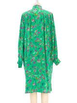 Ungaro Floral Silk Dress Dress arcadeshops.com