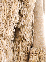 Yarn Fringe Handwoven Coat Jacket arcadeshops.com