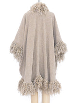 Yarn Fringe Handwoven Coat Jacket arcadeshops.com