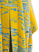 Ship Print Chartruese Kimono Jacket arcadeshops.com