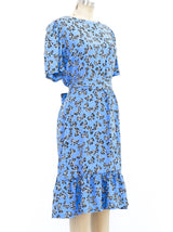 1987 Yves Saint Laurent Bow Print Dress Dress arcadeshops.com