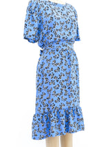 1987 Yves Saint Laurent Bow Print Dress Dress arcadeshops.com