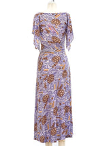 Missoni Printed Silk Jersey Dress Dress arcadeshops.com