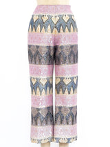 Bill Blass Metallic Pastel Tunic Ensemble Suit arcadeshops.com