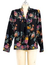 Lanvin Floral Skirt Ensemble Suit arcadeshops.com