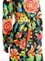 Donald Brooks Polished Cotton Floral Ensemble Suit arcadeshops.com