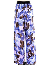 Gianfranco Ferre Rose Printed Silk Pants Bottom arcadeshops.com