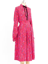 Guy Laroche Printed Silk Ensemble Suit arcadeshops.com